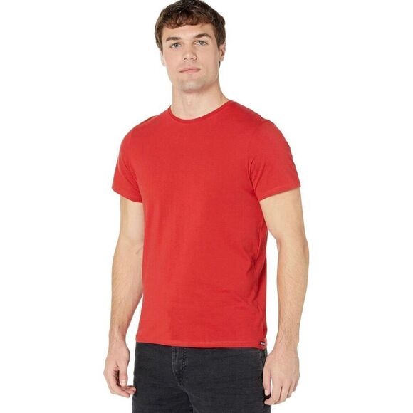 BUFFALO by David Bitton - NWT - Men’s Size Large Crew-Neck, Short Sleeve Tee/Red - Picture 7 of 13